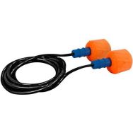 100 paires de Bouchons d'oreille EZ-Twist - Orange - Avec cordelette