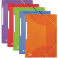 10 Chemise Elastique Oxford A4 Polypro  - Assorti