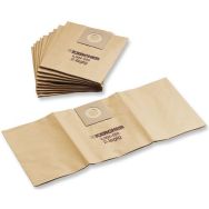 10 Sacs filtrants papier pour aspirateur T 201 - Karcher