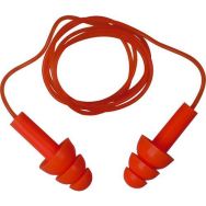 10 paires Bouchons d'oreille sur Cordelette - Silicone