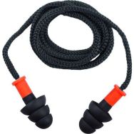 10 paires Bouchons d'oreille sur Cordelette - TPR CONICFIR010B Gris