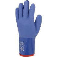 20 Gants de protection à triple enduction en pvc bleu taille 10