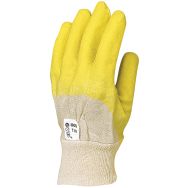 120 paires Gants Eurostrong 3800 latex crépé - Jaune - 10