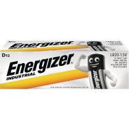12 Pile alcaline Industrial LR20 - Lot de 12 - Energizer