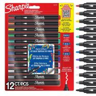 12 marqueurs peinture acrylique Sharpie, coloris assortis