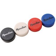 16 Aimants ronds 20mm coloris assortis