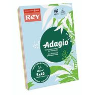 200 feuilles ADAGIO assorti coloris Pastel