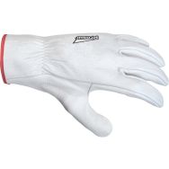 20 Gants cuir tout fleur bovin avec serrage élastique taille 8