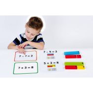 20 cartes d'exercices pour réglettes de mathématiques