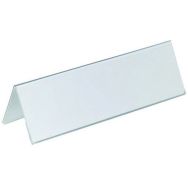25 Chevalet porte-nom de table en PVC 297 x 105 mm