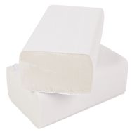 25 paquets d'essuie-tout pure ouate pliage Z Blanc