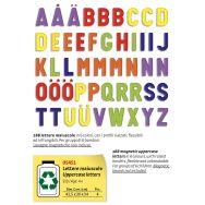 288 lettres majuscules magnétiques