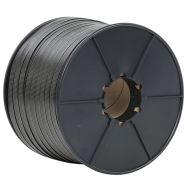 2 Feuillard polypropyléne noir manuel 1500 m 15mm x 0,5mm - Manutan