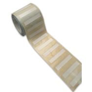 2 Rouleaux de bandes de signalisation pour vitre motif barres verticales