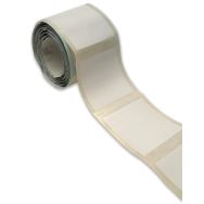 2 Rouleaux de bandes de signalisation pour vitre motif carré blanc