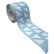 2 Rouleaux de bandes de signalisation pour vitre motif double triangle