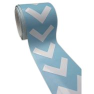 2 Rouleaux de bandes de signalisation pour vitre motif flèches