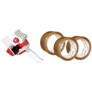 36 rouleaux adhésifs Hot Melt + 1 dévidoir - Manutan Expert