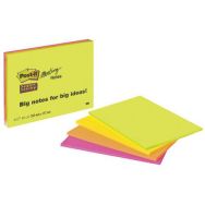 4 Blocs Meeting Notes Super Sticky Post it® 203x152 assortis