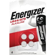 4 Pile bouton alcaline LR44 - A76 - Lot de 4 - Energizer