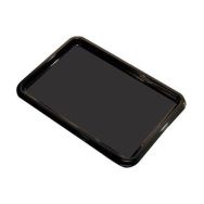 50 Plateaux lunch PET noir long. 360mm