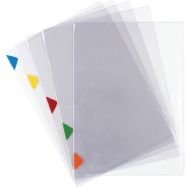 5 pochettes-coin haute résistance - A4 XL - Assorties