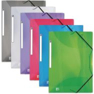 6 Chemise Elastique Hawaï A4 Polypro - Assorti