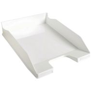6 Corbeilles courrier Classic format A4+ Blanc