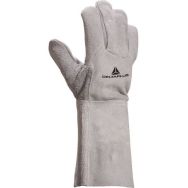 6 Paires de Gants soudeur croute bovin - manchette 15 cm