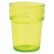 6 gobelets copolyester 20 cl - jaune transparent