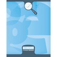 8000 PELLICULE, Cahier piqué 17x22 32p DL3mmIV 90g