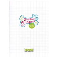 8000 POLYPRO, T.P Cahier piqué incolore 21x29,7cm 192p séyès/uni 90g