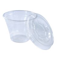 800 Pot évasé 26 cl transparent diamètre 95mm