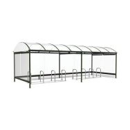 Abri cycles Combrailles - 8,12 x 2,43 m