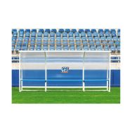 Abri de touche en aluminium - GES - hauteur 2 m revêtement polycarbonate