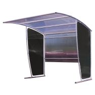 Abri deux roues modulaire : élément initial noir