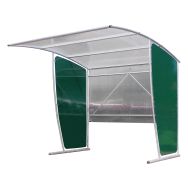 Abri deux roues modulaire : élément initial vert