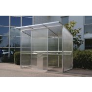 Abri fumeur Aluminium