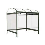 Abri fumeurs Combrailles - Verre - 2.6 x 2.25 m