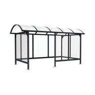 Abri fumeurs Standard - 4,5 x 2,12 m et retour