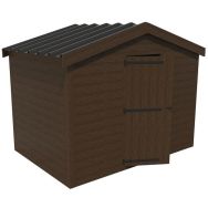 Abri jardin Lilas plastique recyclé Espace Urbain