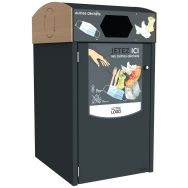 Abri poubelle Multiflux autres déchets acier - Abri Plus