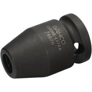 Adaptateur 3/8" vers porte-embout 6 pans 1/4" phosphaté,26mm