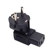 Adaptateur IEC C13 / CEE7 mâle