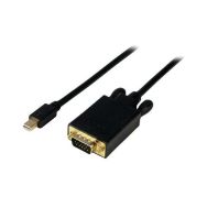 Adaptateur Mini DisplayPort vers VGA-Câble Display Port Mâle VGA Mâle Noir1,8m