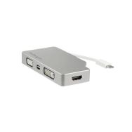 Adaptateur de voyage audio/vidéo 4 en 1-USB Type-C vers VGA,DVI,HDMI