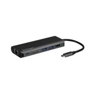 Adaptateur multiport USB-C - carte sD HDMI 4K - GbE - 2x USB 3.0