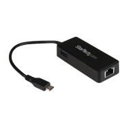 Adaptateur réseau USB-C vers RJ45 + USB-A -StarTech