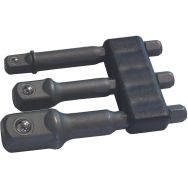 Adaptateur visseuse à chocs 1/4'' - Jeu de 3