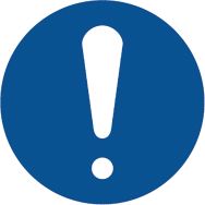 Adhésif de marquage au sol M001 - Obligation générale - Ergomat